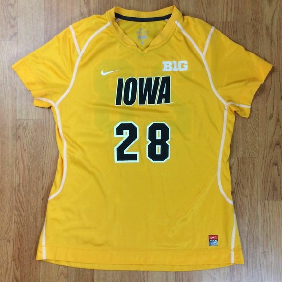 Iowa Hawkeyes Game Worn Soccer Jersey Big 10 Women - Picture 1 of 2